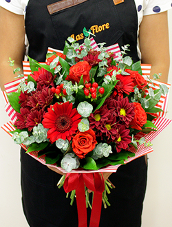 Букет Алый рассвет
