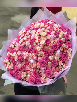 Букет из роз "Улыбнись!"