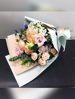 Букет в пастельных тонах