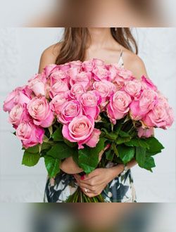 51 Голландских роз HERMIOSA