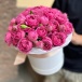 Коробочка из пионовидных роз Мисти Баблз