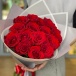 Стильный букет в крафте из 17 роз