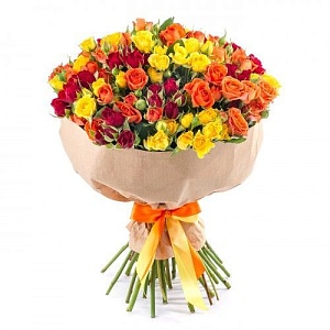 Кустовые розы "Всё для тебя"