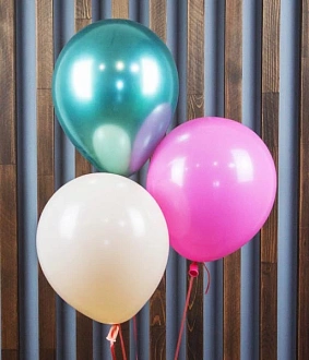 Набор из 3 шариков с гелием