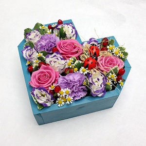 Фото Цветы в кашпо "Тепло души"