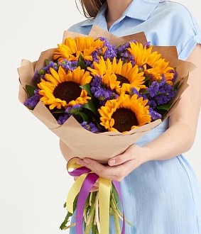 Яркий букет "Золотой ключик"
