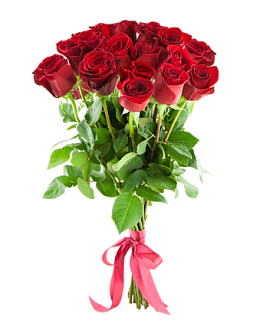 Шикарный букет из 15 голландских роз