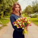 Нежный букет из 101 тюльпана "Афина" Нежный букет из 101 тюльпана "Афина"