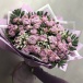 Нежный букет пионовидных роз "Лавандовое облако"