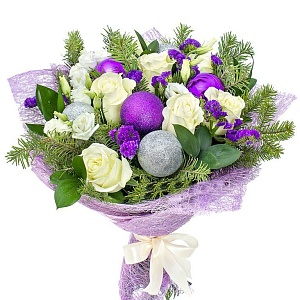 Новогодний букет для мужчины