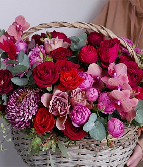 Большая корзинка "Моя любовь"