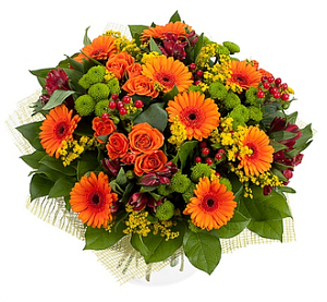 Букет с герберами "Осень"