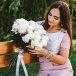 Букет из 25 белых голландских роз 70см Букет из 25 белых голландских роз 70см