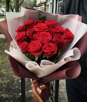 Букет роз "Приятный оттенок"