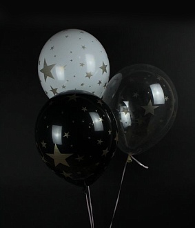 Набор шариков с гелием "Звездная ночь"
