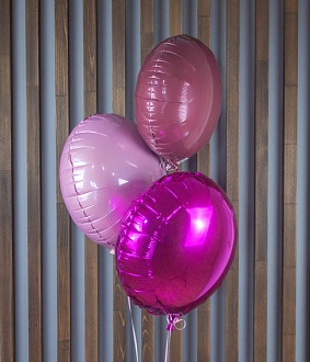 Набор из круглых фольгированных шаров