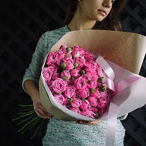 Букет из пионовидных роз, количество на выбор!