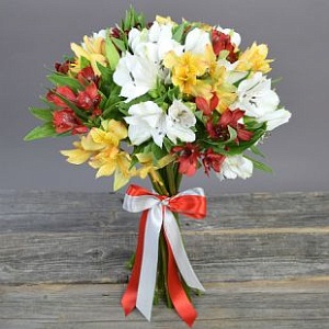 Альстромерии "Яркий день"