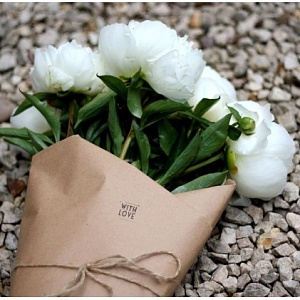 Букет пионов "Душистый рассвет"