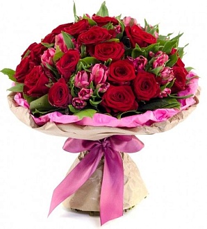 Букет роз "Привет"