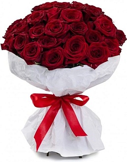 Букет красных роз "Вечерний Ургант"