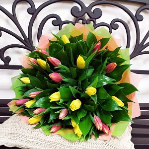 Охапка "Клубнично-банановый сорбет"