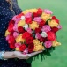 51 Краснодарская роза Микс в классическом букете 51 Краснодарская роза Микс в классическом букете