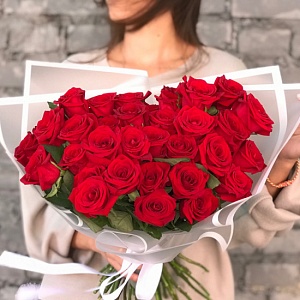 Букет роз "Горячий"