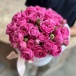 Коробочка из пионовидных роз Мисти Баблз
