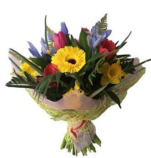 Фото Оригинальный букет "Краски"