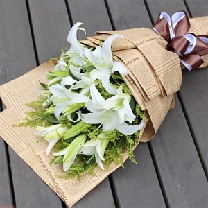 Букет "Танец белизны"