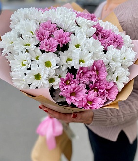 Нежный букет "Розовое небо"