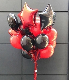 Сет шаров "Red and Black"