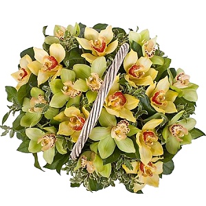 Фото Корзина "Салатовый десерт"