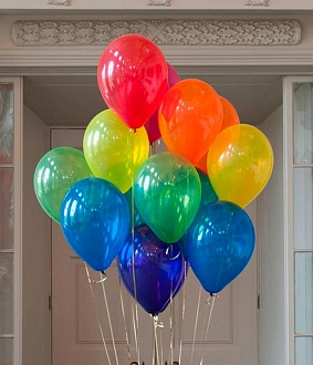 6 шариков с гелием