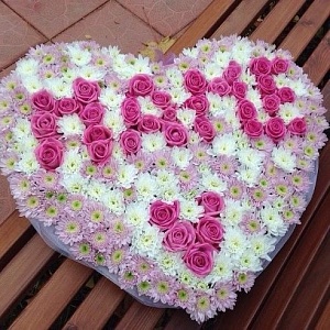Фото Композиция "Сердце для мамы"