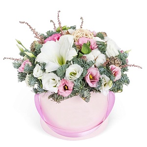 Новогодний букет с нобилисом