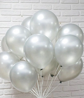 Набор перламутровых шариков с гелием