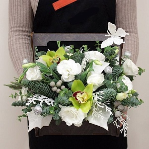 Кашпо "Зимняя метель"