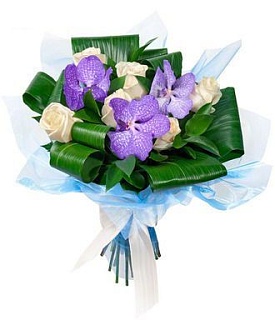 Фото Букет "Blue and white"