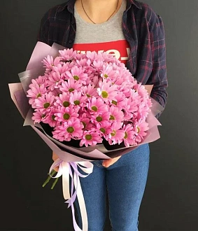 Букет из хризантем "Экспириенс"