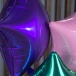 Набор из разноцветных шаров звезд Набор из разноцветных шаров звезд