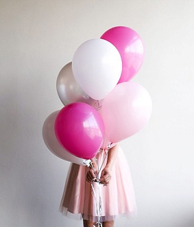 Набор шариков "Розовый закат"