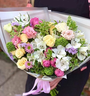 Букет "Сливочно-ягодный мусс"