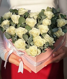 Букет роз "Твое сердце"