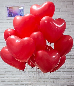 Набор из шаров сердец