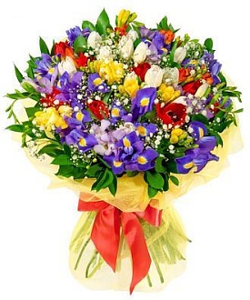 Букет "Буря красок"